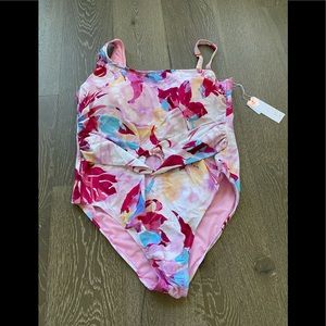 LYSA Love Your Size Swim floral print one-piece swimsuit